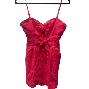 Rent the Runway Milly Anya Vibrant Pink Romper
